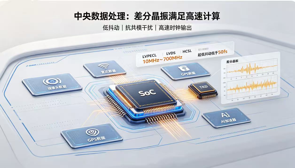 自動駕駛汽車（ADAS）中的晶振應用：四大核心模塊選型解析