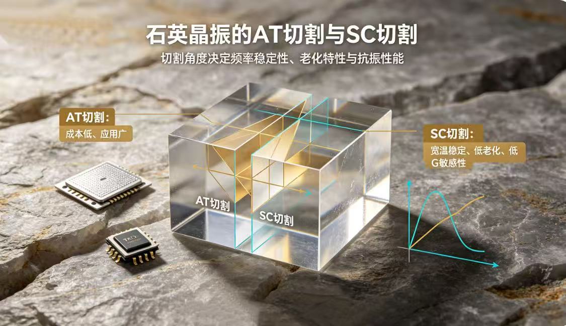 石英晶振AT切割與SC切割深度解析：性能差異與選型要點